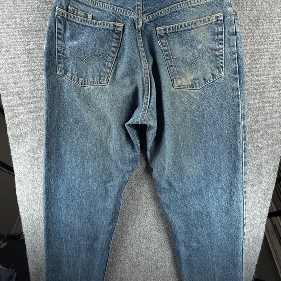 VTG Levi's Silver Tab Blue Jeans Patina Lot 702 Grand Silver Medal ACTL 33X33 - Picture 12 of 16